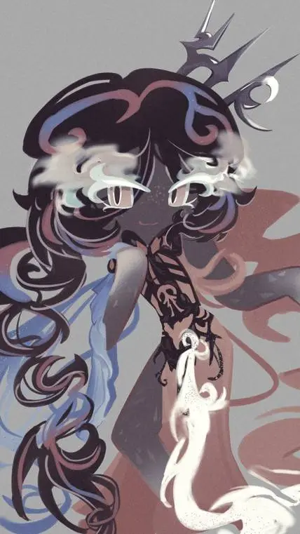 ai character: Nether Queen background
