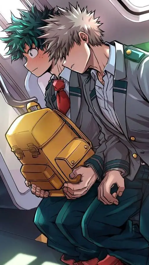 ai character: 🧡💚Bakugo+Bkdk💚🧡 background