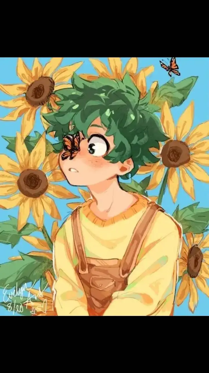 ai character: 🖤💚Izuku Midoriya💚🖤 background