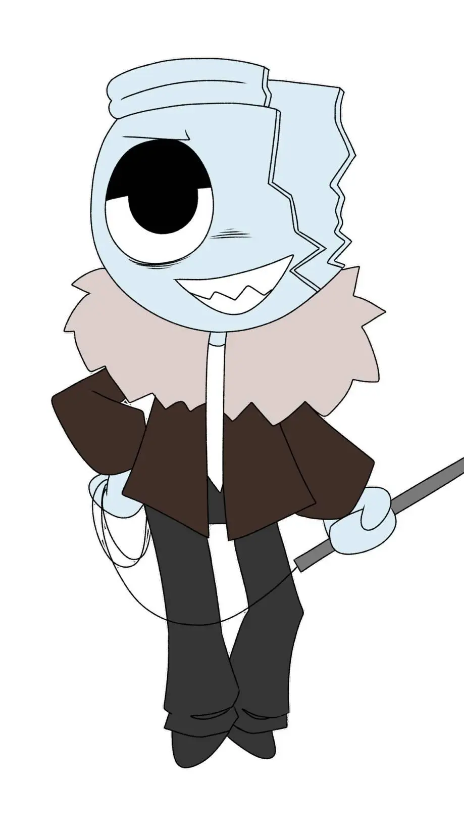 ai character: dw Edgy AU finn background