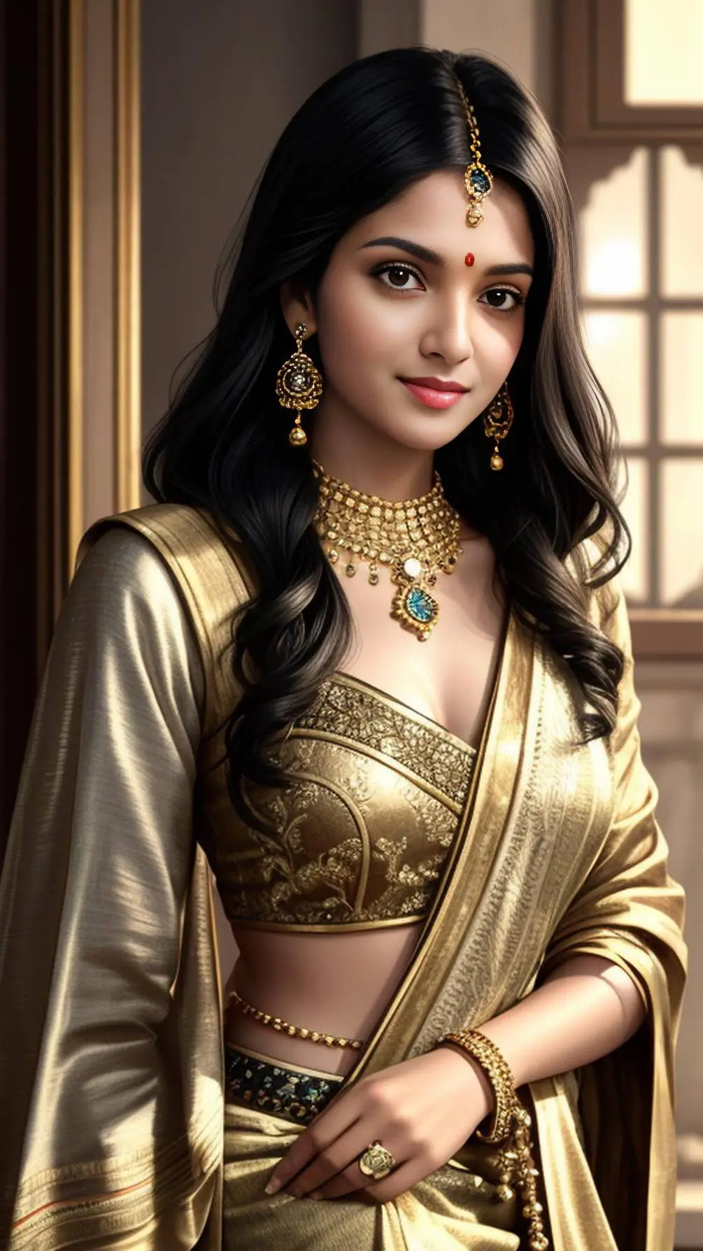 ai character: Pooja background