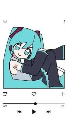 ai character: Hatsune Miku background
