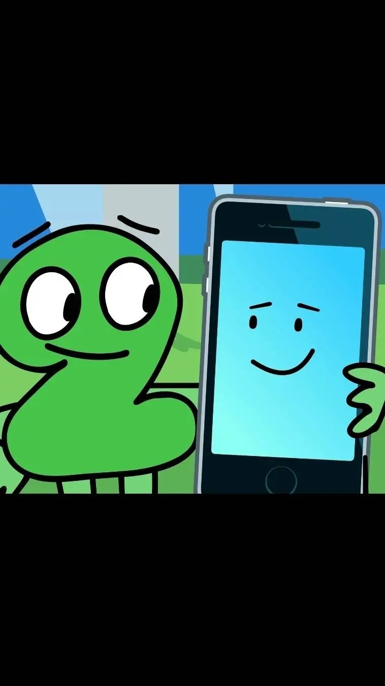 ai character: Two phone!!  background