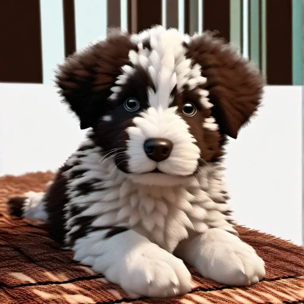 ai character: щенок background