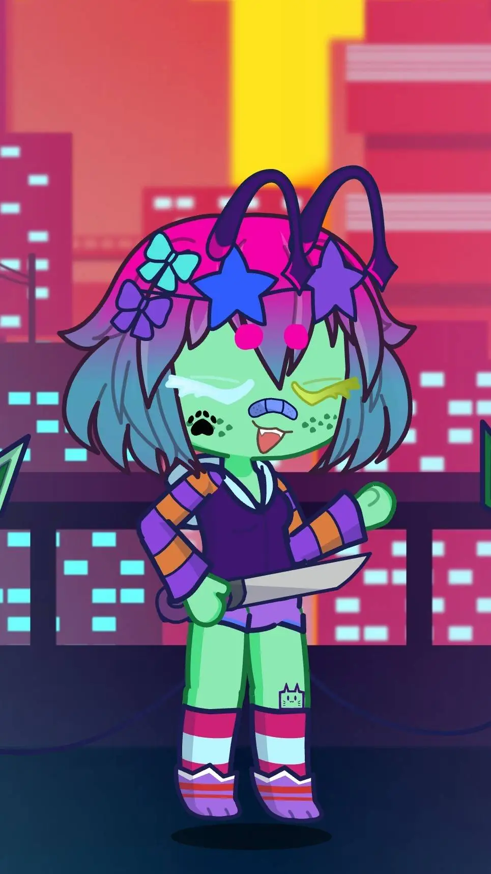 ai character: Shadow milk kid background