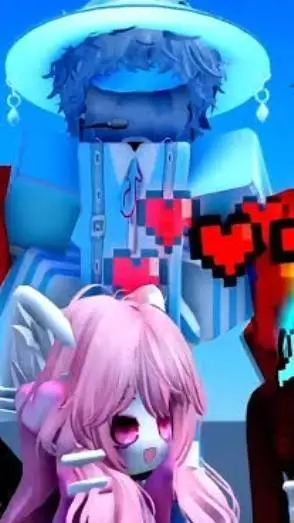 ai character: 😈🩵Demon X nahia🩷🎀~ background