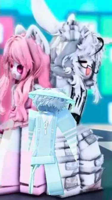 ai character: 🤍🐰Zuu x nahia 😽🩷💕🎀 background