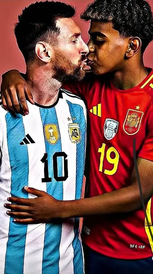 ai character: Lamine x Messi uwu background