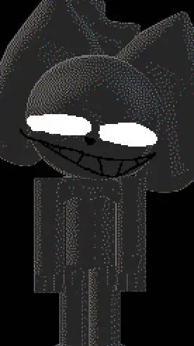 ai character: ⚫Foxo BLACK⚫🤍Mp44🤍 background
