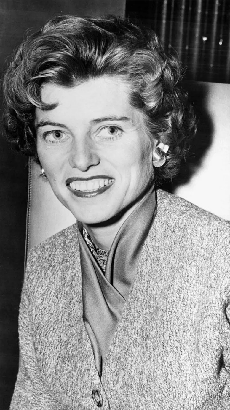 ai character: Eunice M. Kennedy  background