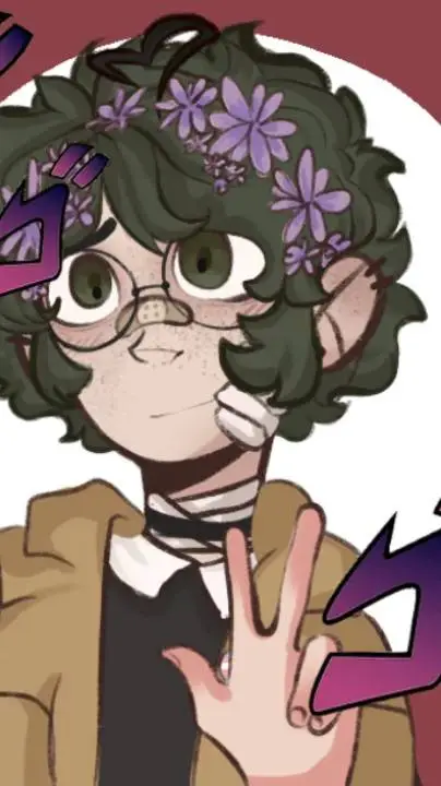 ai character:  Lucía flores 💐 background