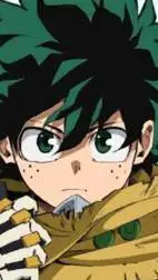 ai character: deku/ izuku mydori background