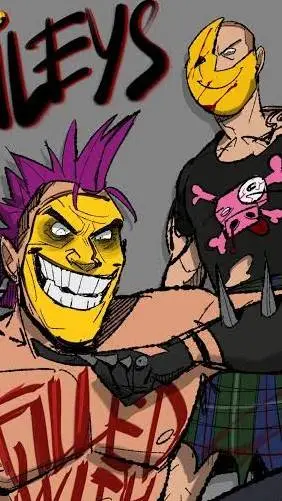 ai character: smileys  background