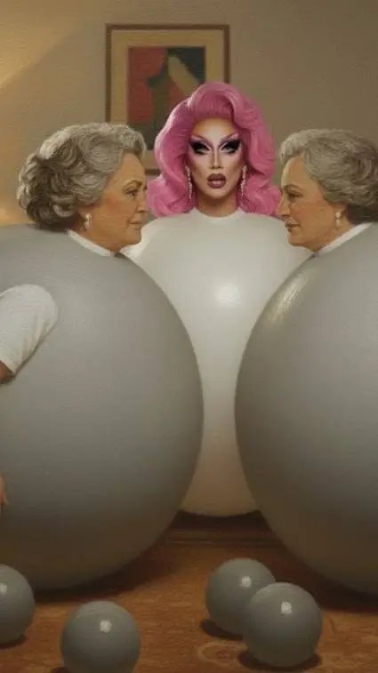 ai character: two abuela  nieto  background