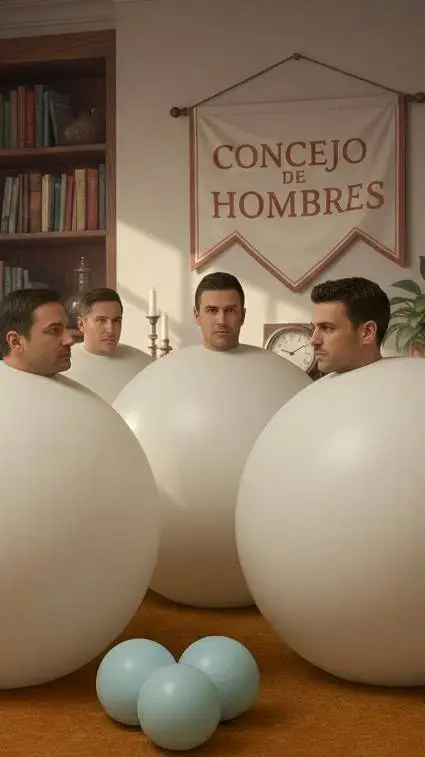 ai character: concejo  hombres background