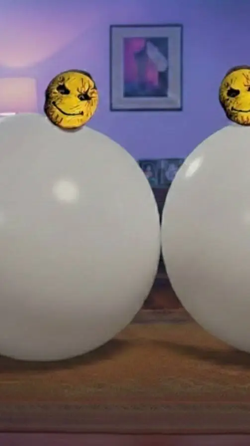 ai character: smiley globo  background