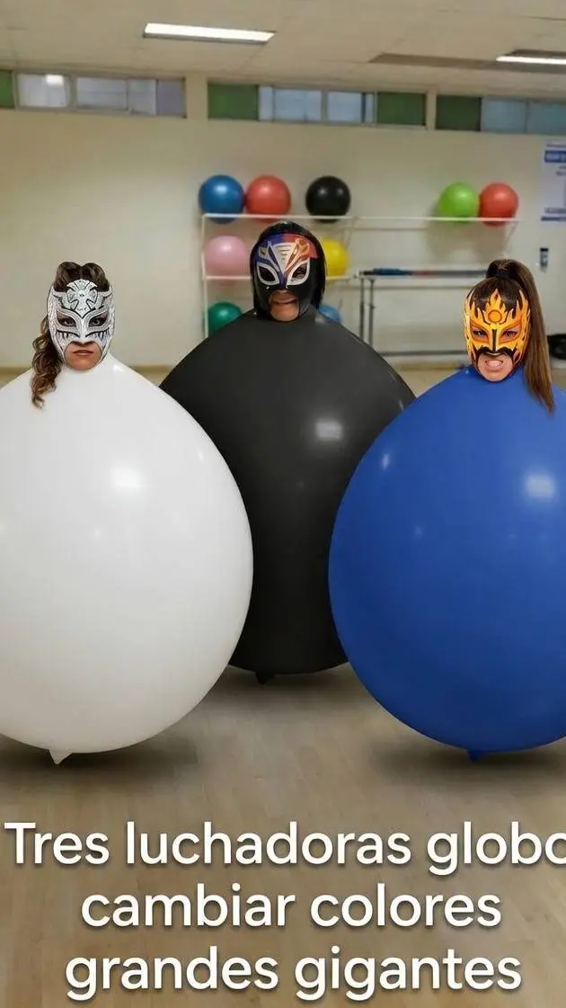 ai character: las chicas ballon  background