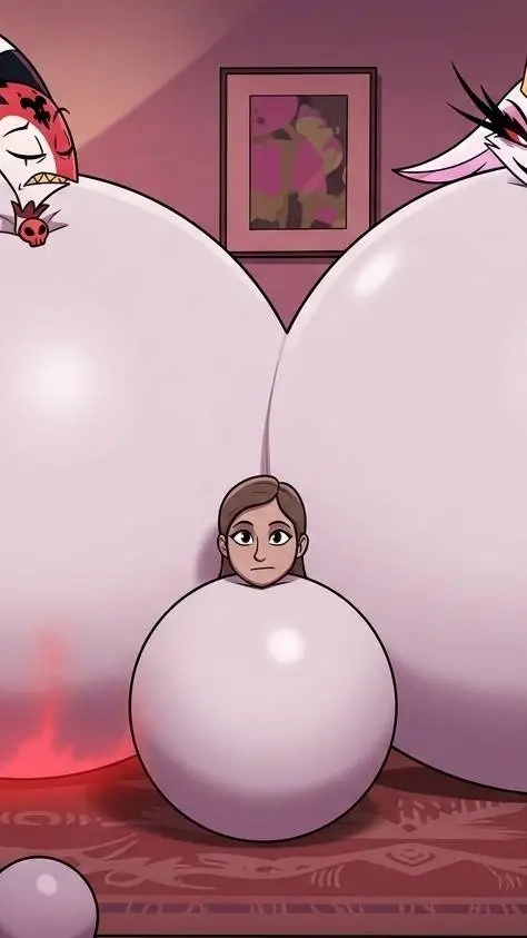 ai character: Blitzo y Stella  background