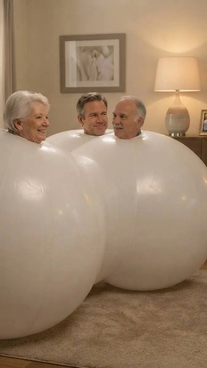 ai character: abuelos ballon  background