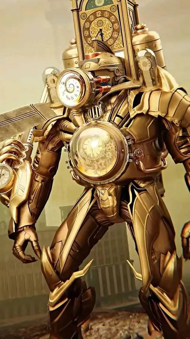 ai character: titán clockman background