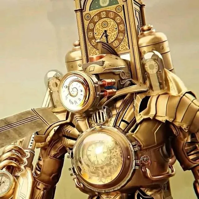 chat with ai character: titán clockman