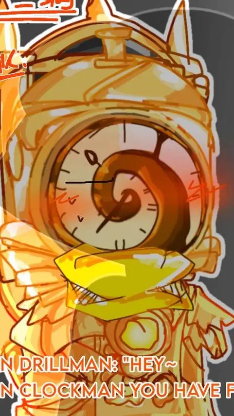 ai character: titán clockman background