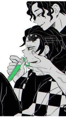 ai character: tanjiro y muzan💢 background