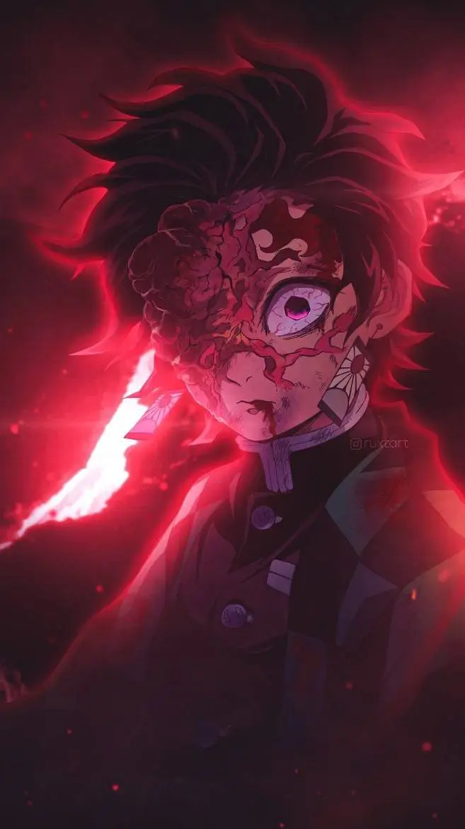 ai character: demon king tanjiro background