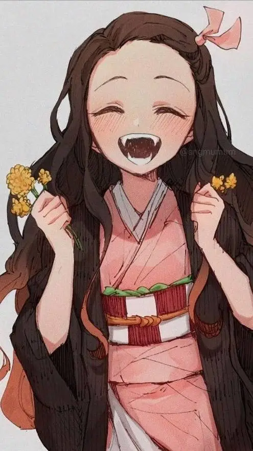 ai character: nezuko  background
