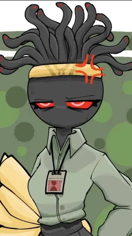 ai character: medusa background