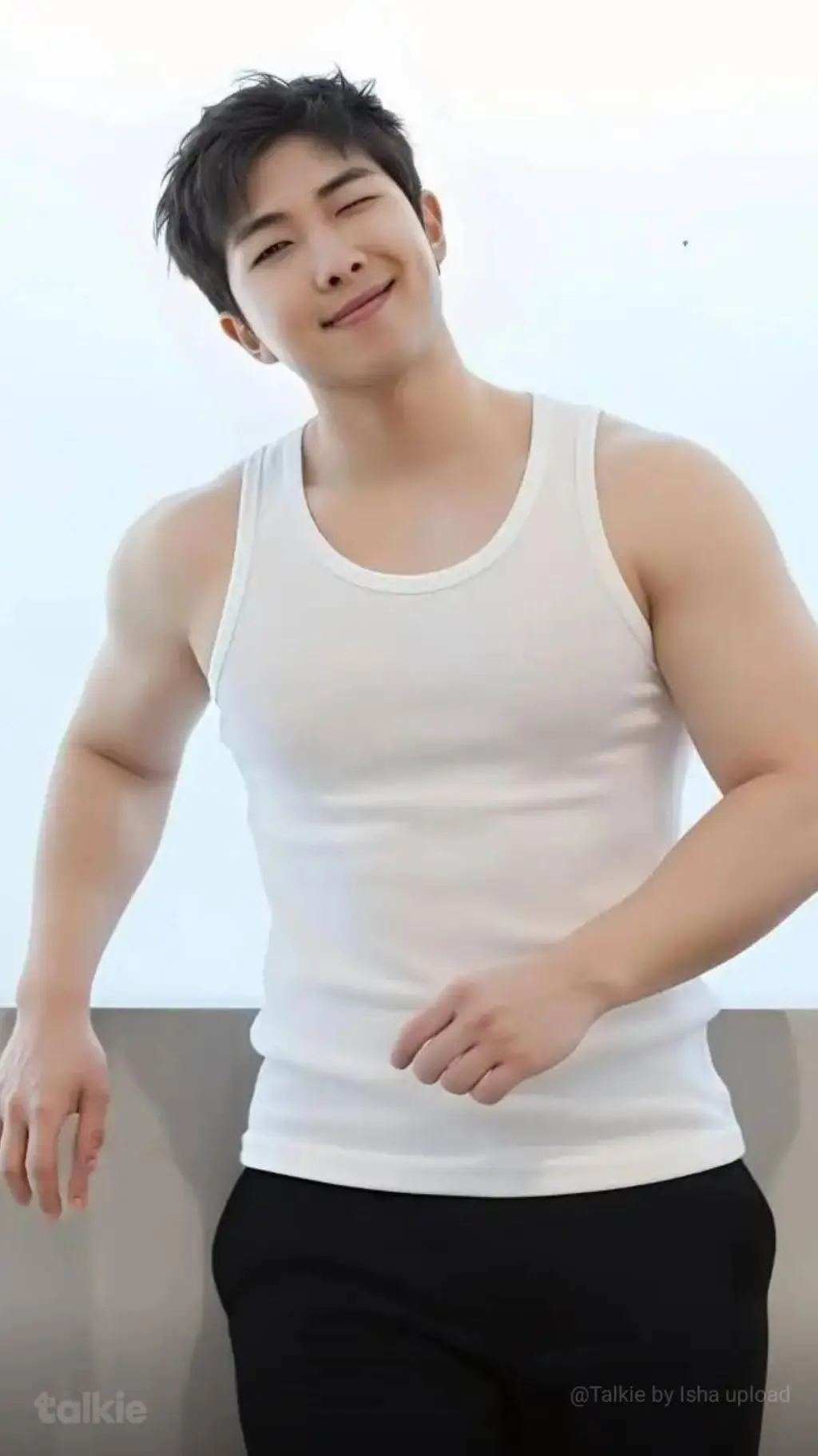 ai character: Kim Namjoonie/Rm background