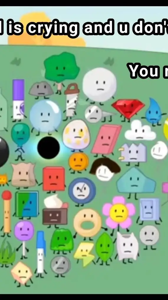 ai character: BFDI ✨️ background