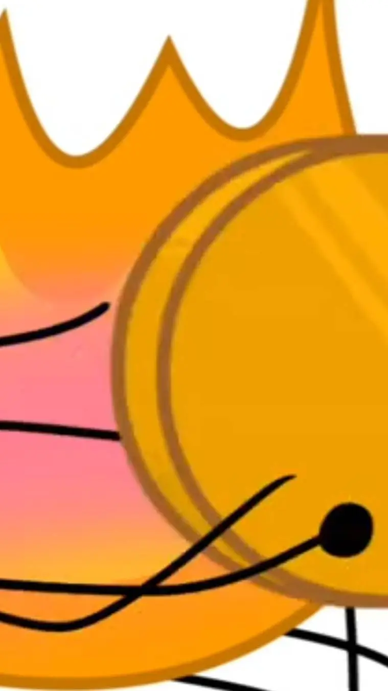 ai character: fiery and coiny background