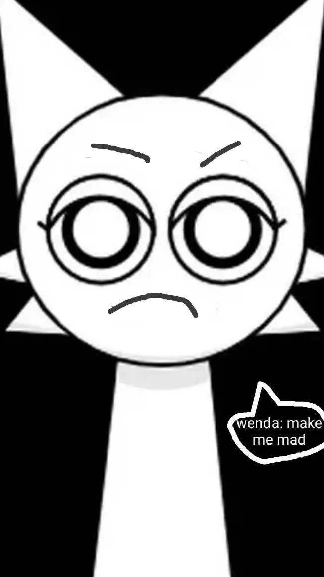 ai character: make Wenda mad background