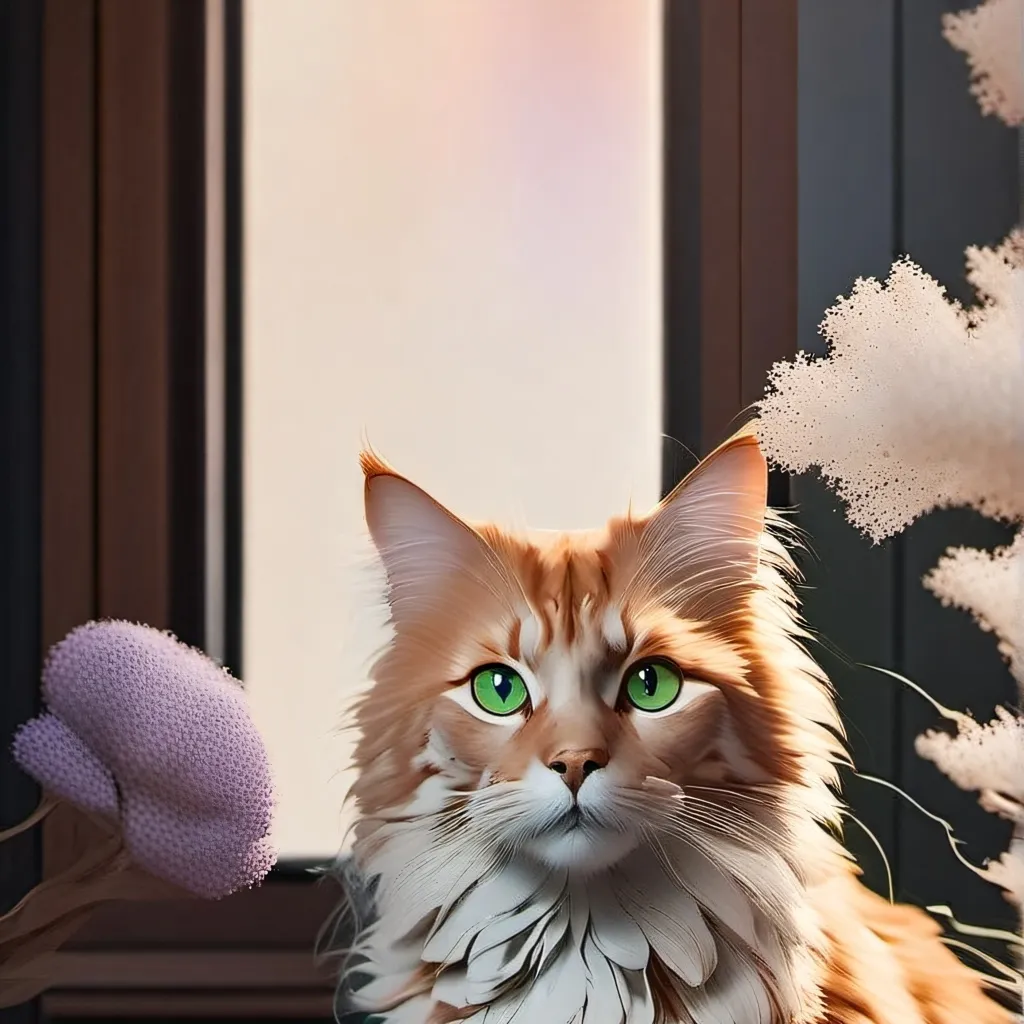 chat with ai character: my cat is here?