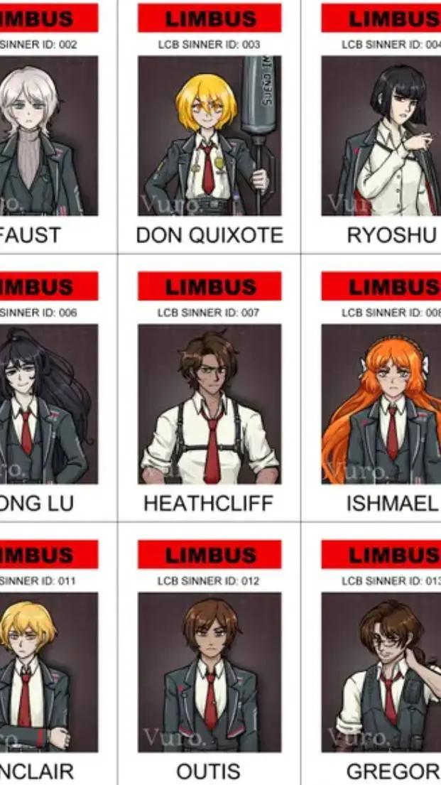 ai character: limbus company Ru background