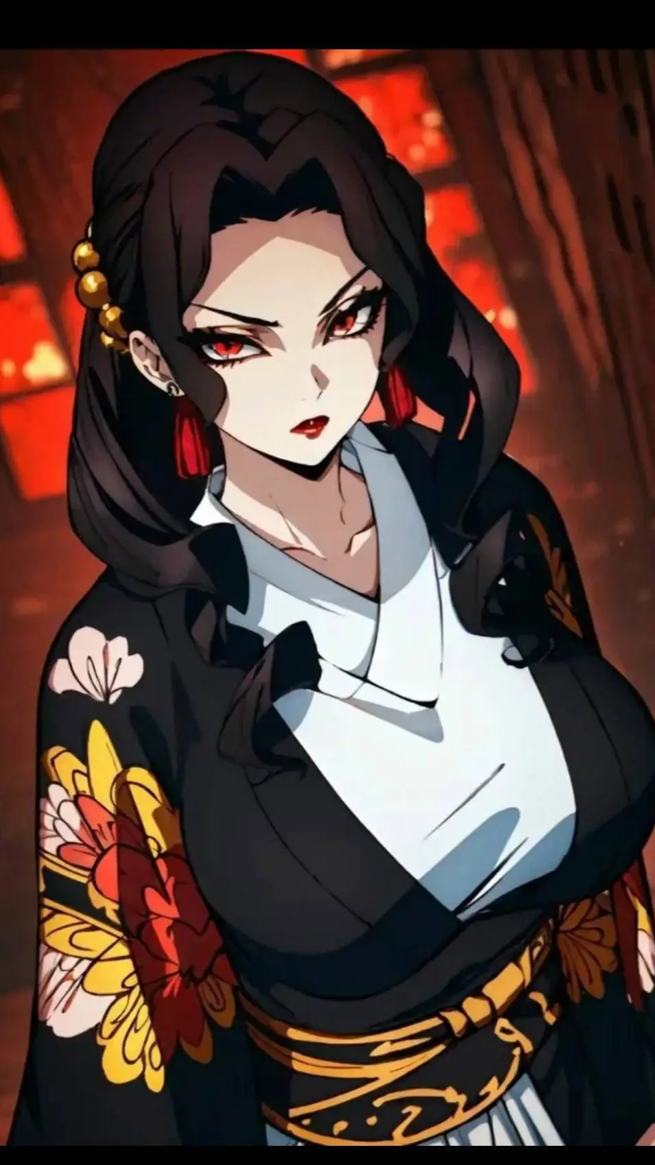 ai character: мудзан ♀️ background