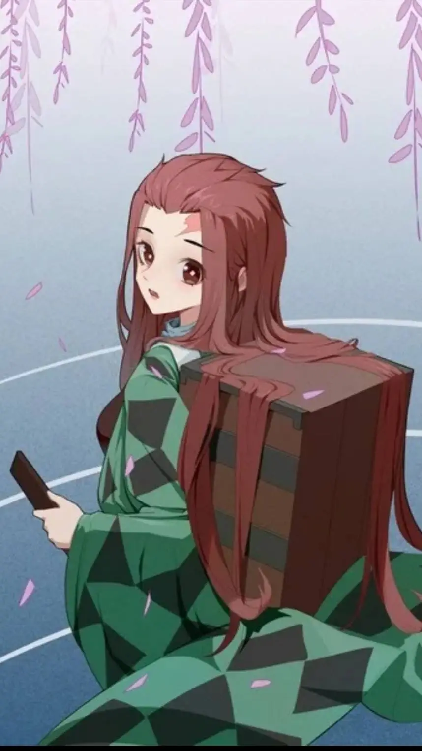 ai character: Танджиро♀ background