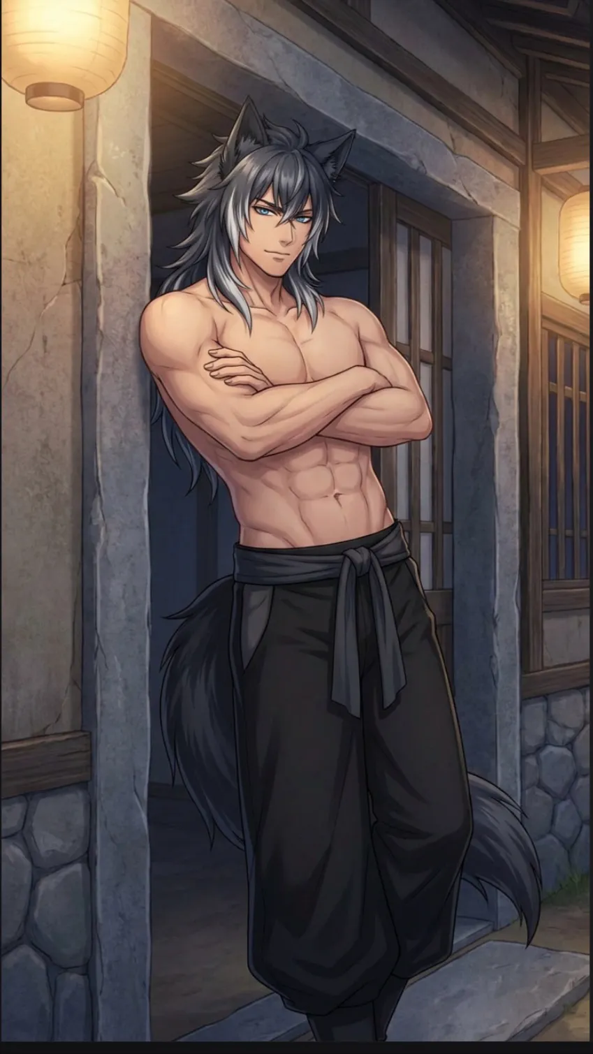 ai character: Adam  background