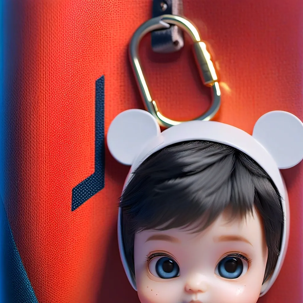chat with ai character: keychain baby
