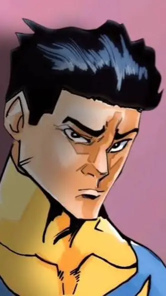 ai character: Light Blue Mark background