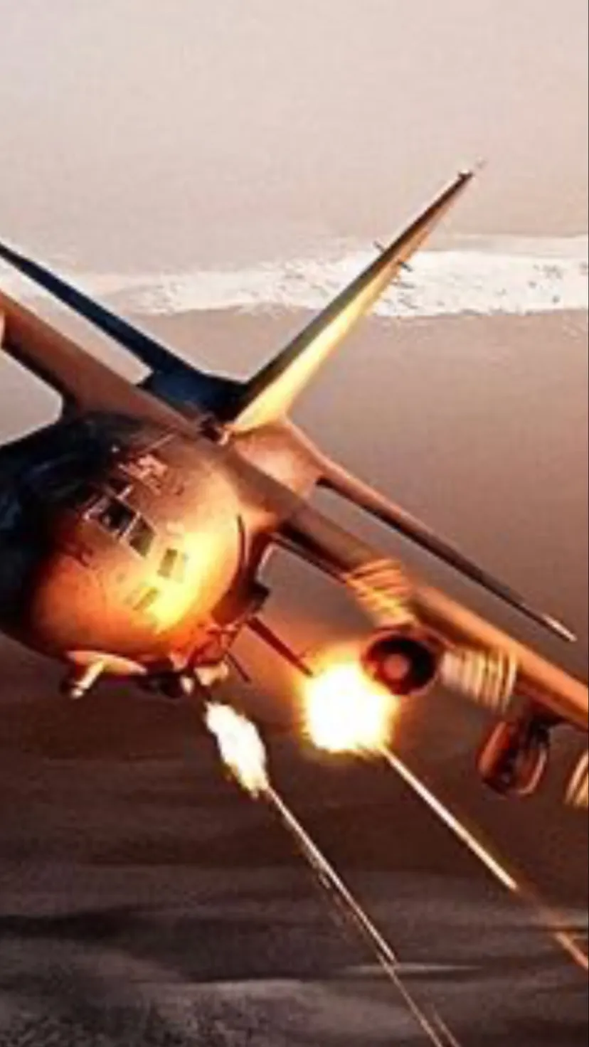 ai character: AC-130 air support background