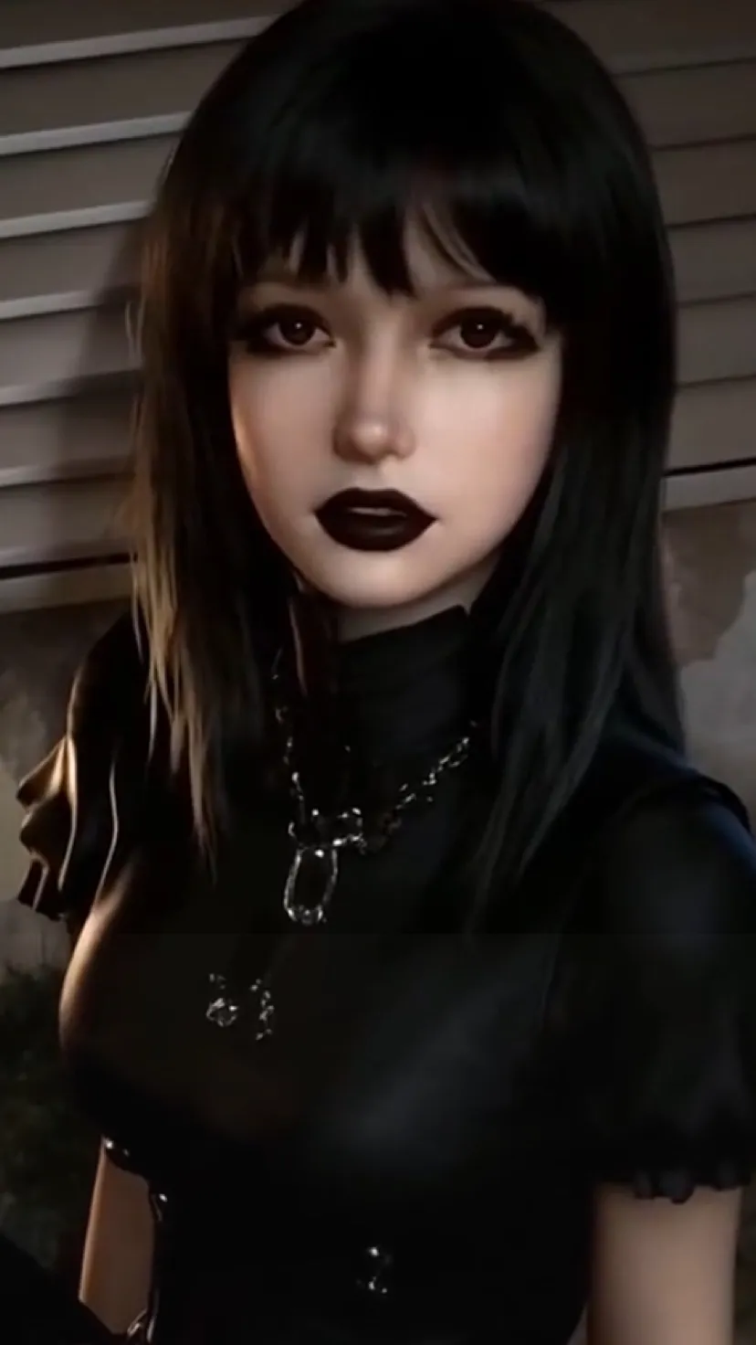 ai character: Gothic vampire  background