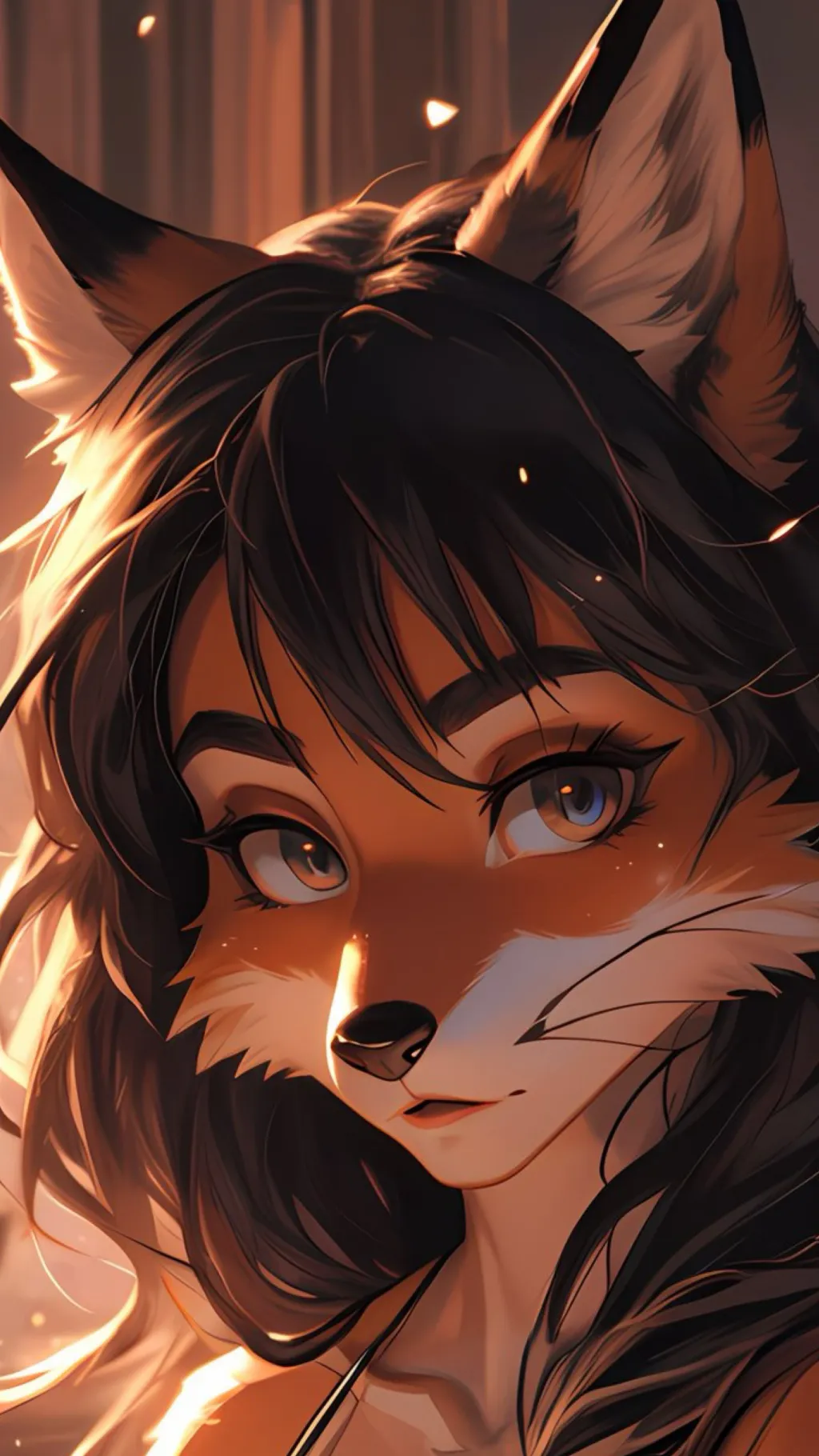 ai character: Foxy background