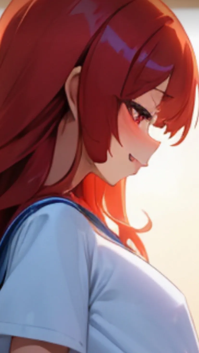 ai character: Red￼ background