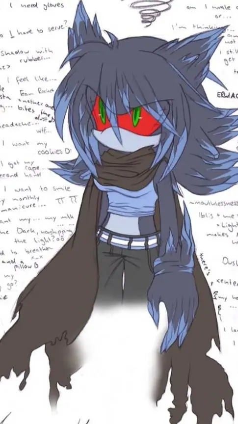 ai character: Mephilia the dark background