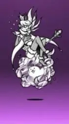 ai character: Gata Reina Gelida background