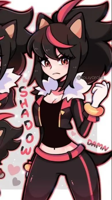 ai character: Shadow fem background