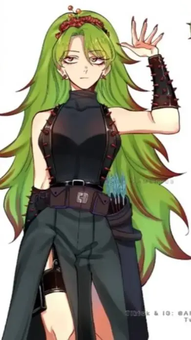ai character: Cactus background