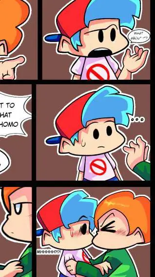 ai character: pico x boyfriend  background